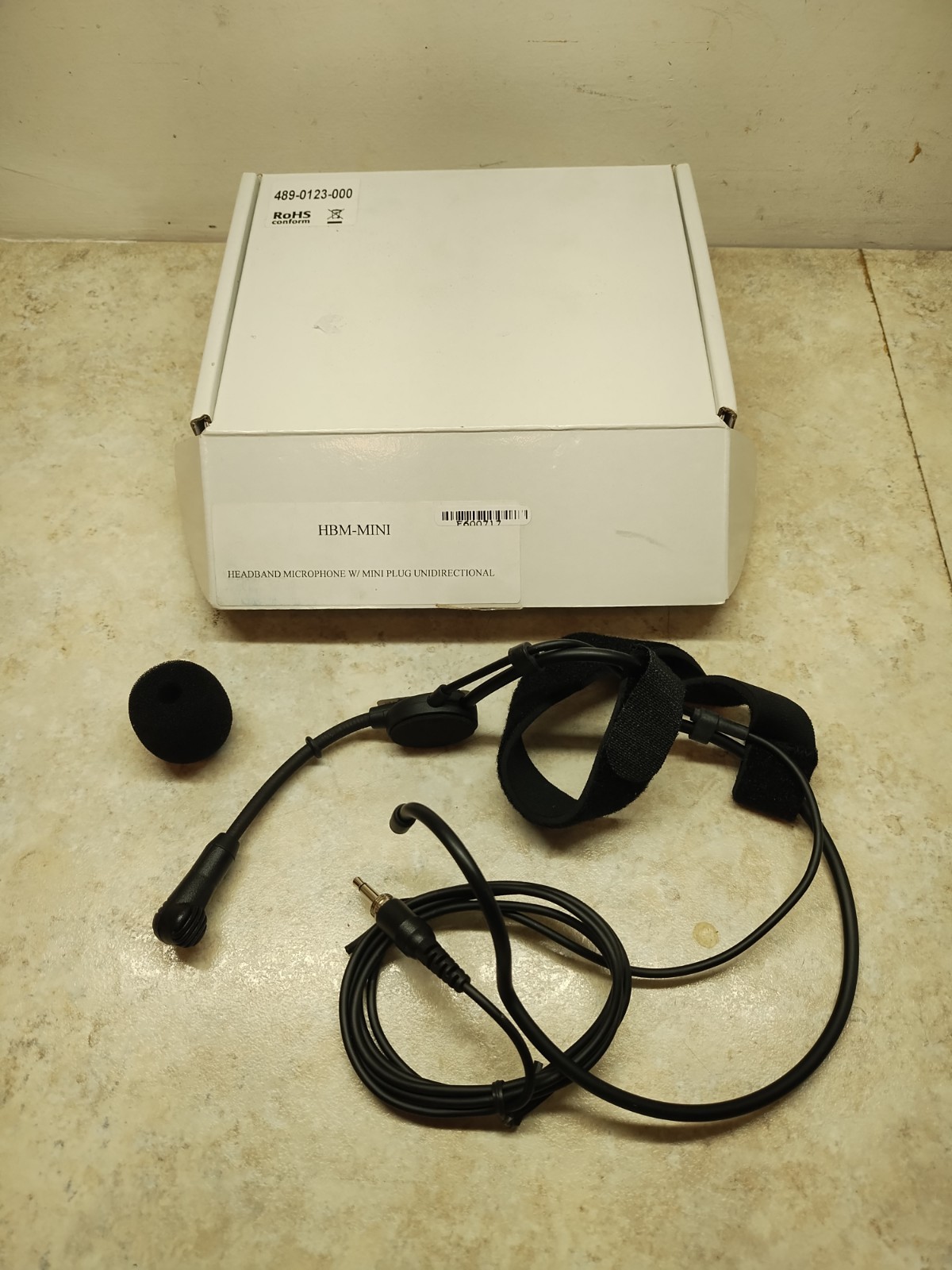 Anchor Audio HBM-MINI Headband Unidirectional Microphone 489-0123-000