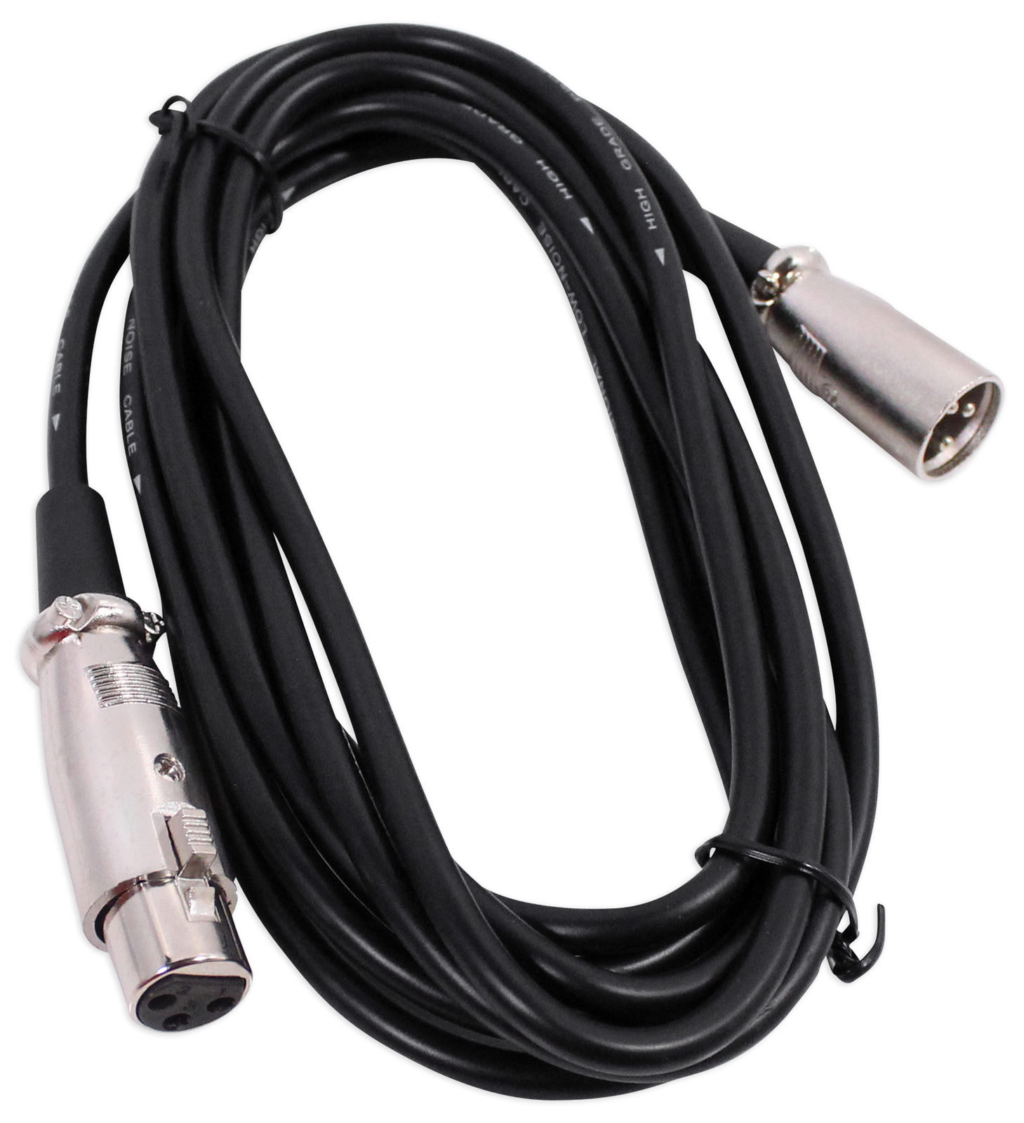 2 Rockville RMM-XLR Dynamic Cardioid Professional Metal Microphones w/XLR Cables