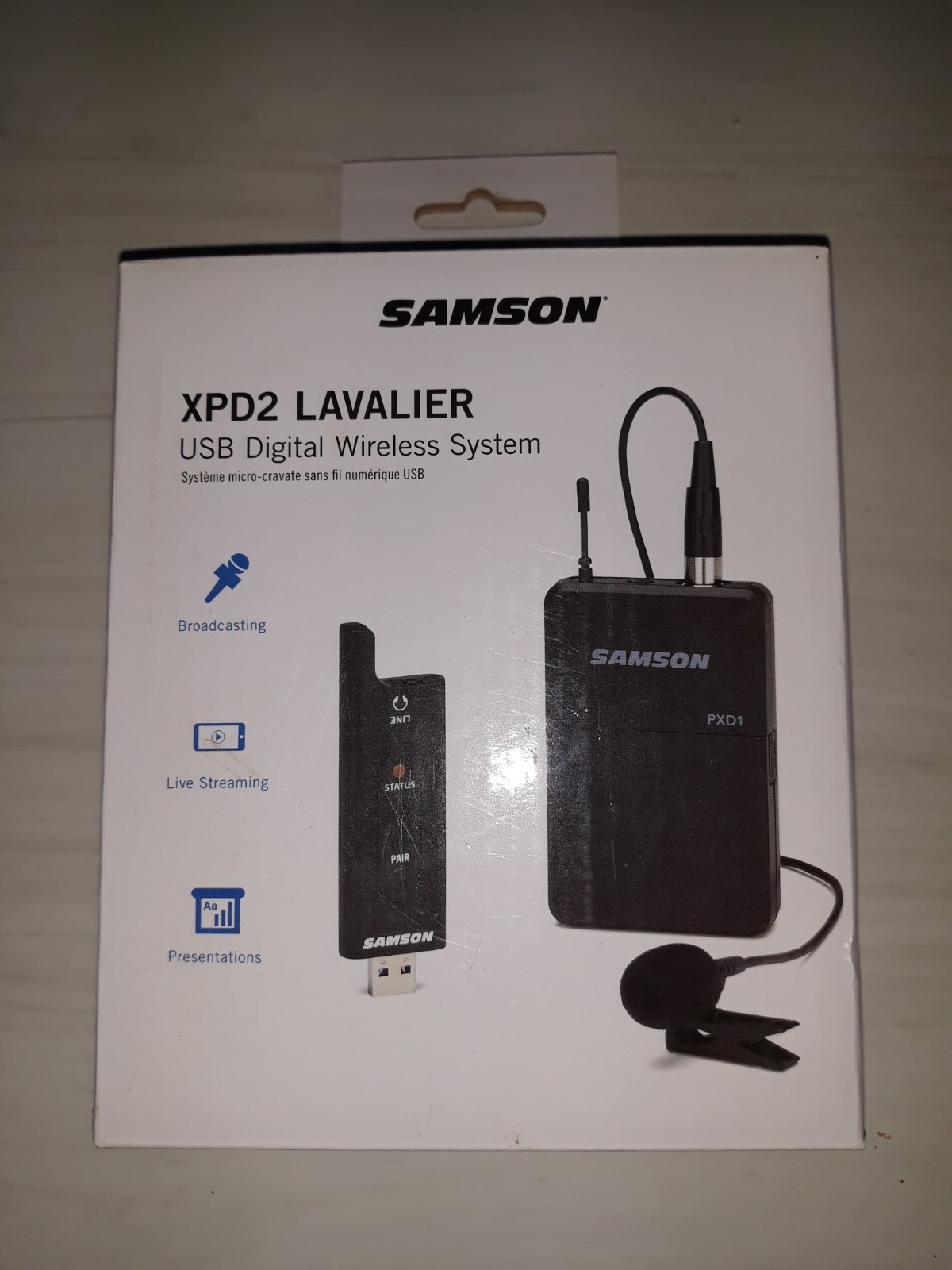 NEW Samson XPD2 Lavalier USB Digital Wireless System SWXPD2BLM8