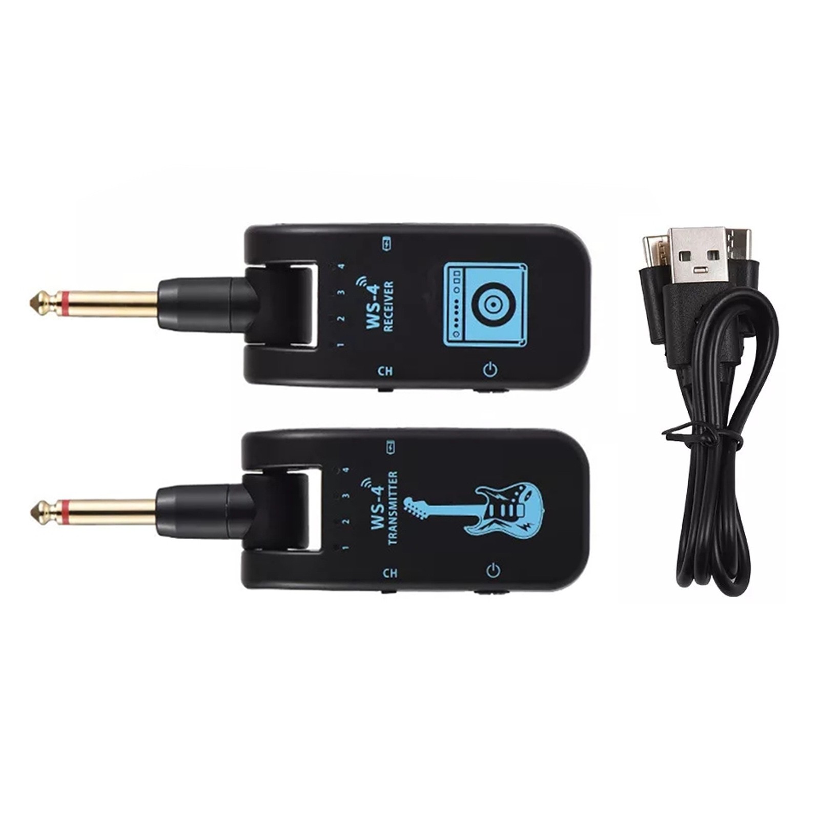 High Quality 2.4G Wireless Guitar Rechargeable Transmitter And Receiver