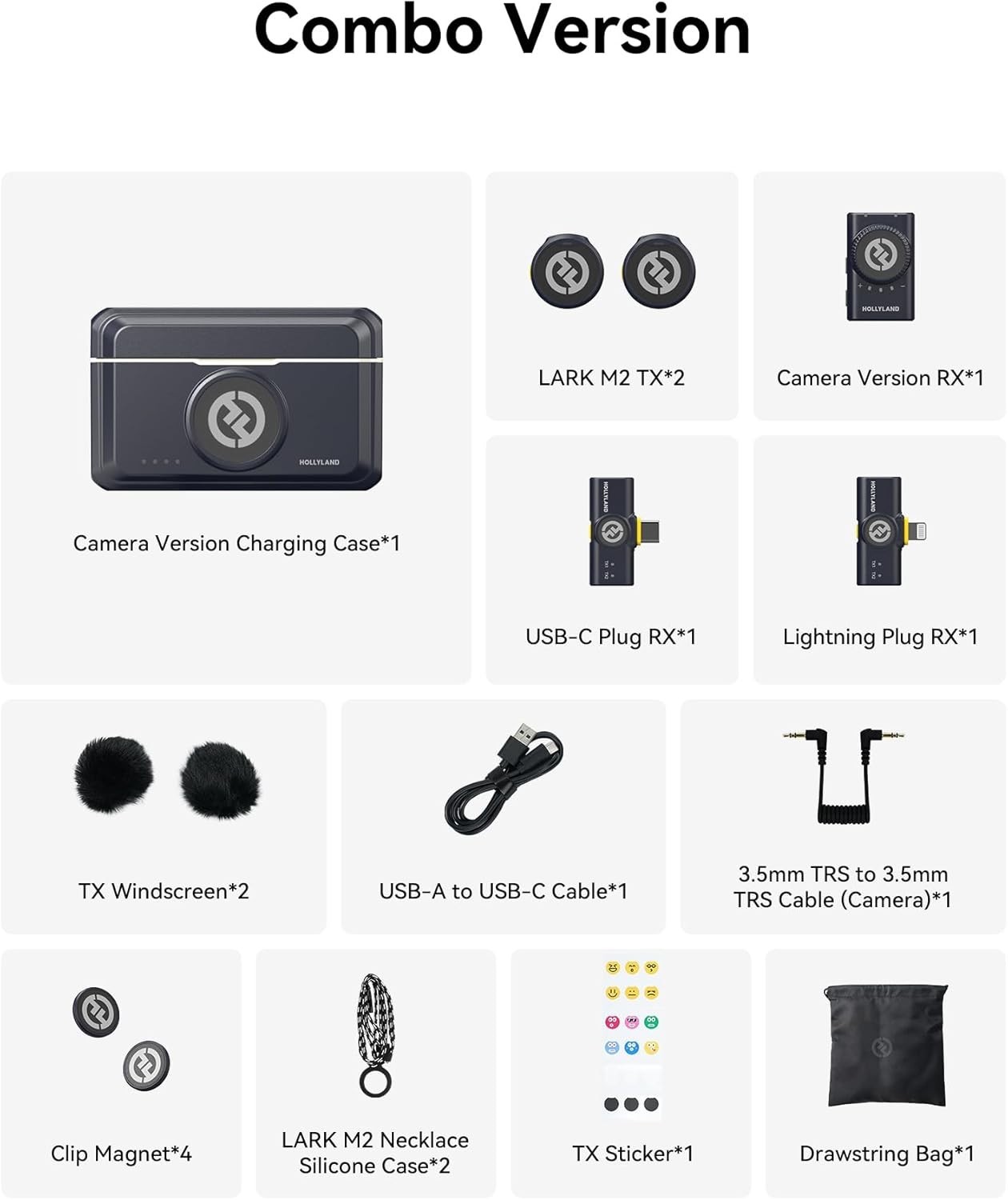 Lark M2 Wireless Microphone for iPhone/Camera/Android/PC, 48kHz/24-bit High F…