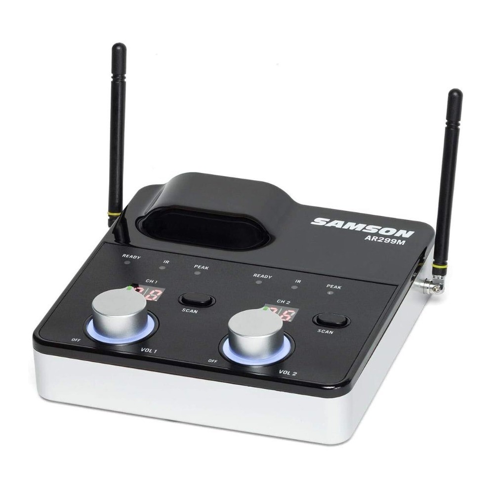 Samson Concert 288m Dual Handheld Wireless System w/ Tabletop Receiver (D Band)