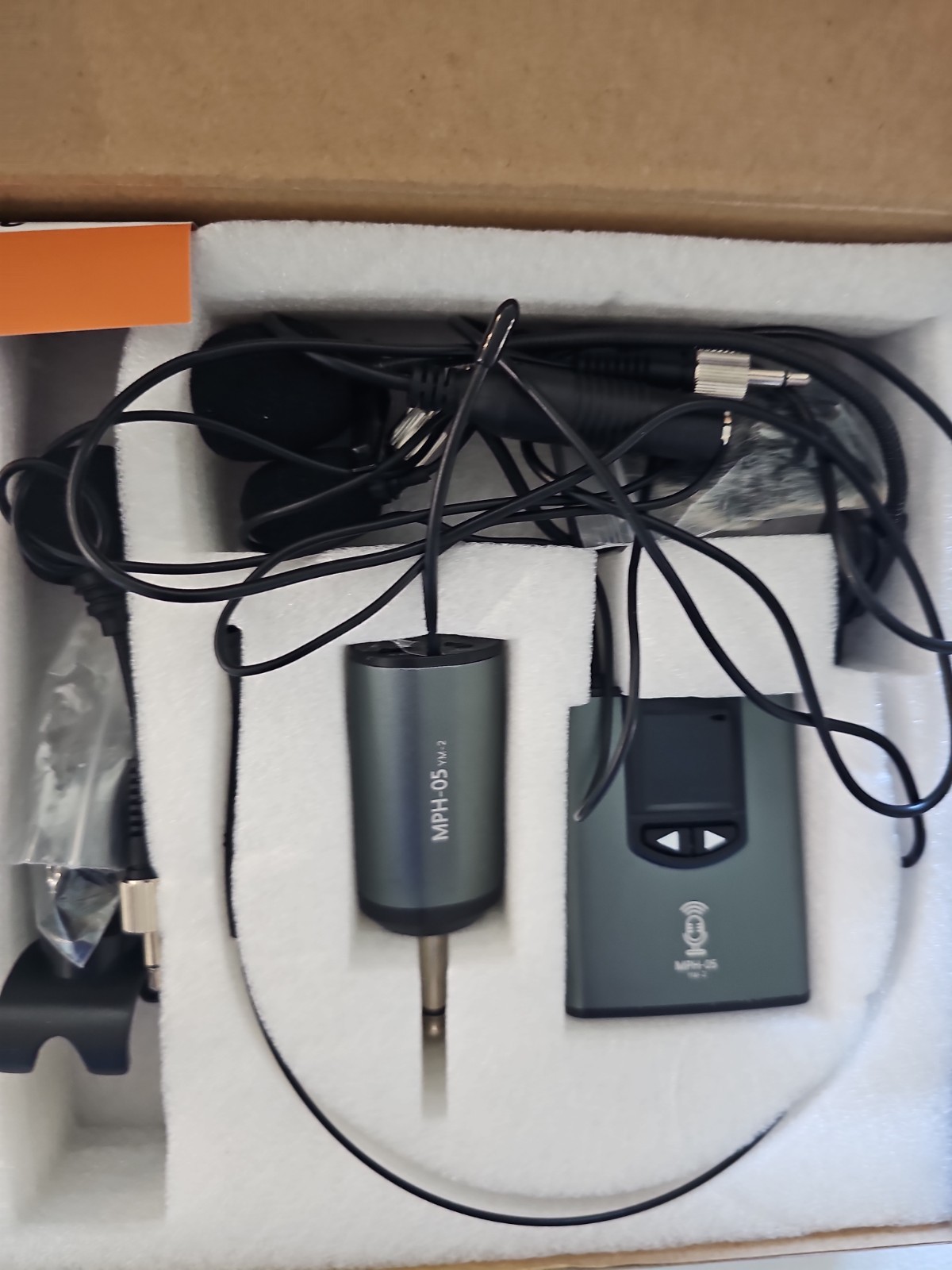 Wireless Headset Lavalier UHF Wireless Microphone System MPH-05 YM-2 | TESTED