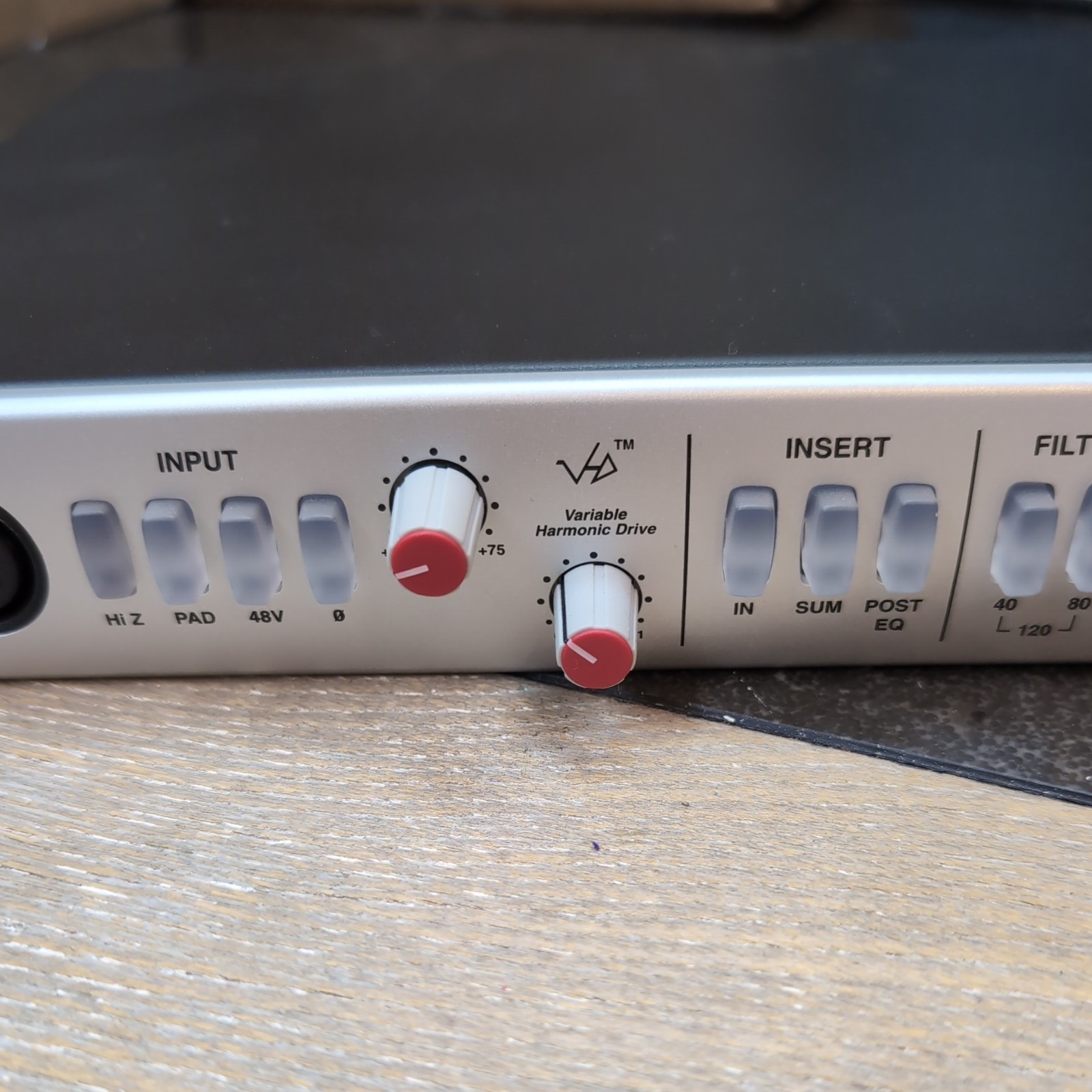 SSL Alpha Rare Analog Channel Strip Mic Preamp with line and instrument input