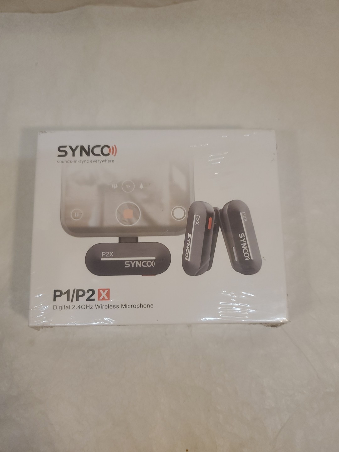 SYNCO P2XL P1/P2X Digital 2.4GHz Wireless Lavalier Microphone (iPhone, Podcasts)