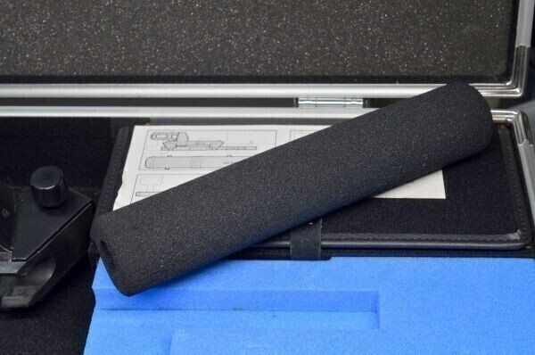 Sony C-74 Shotgun Microphone with AD-44 & GP-3 Carrying Case Used from Japan