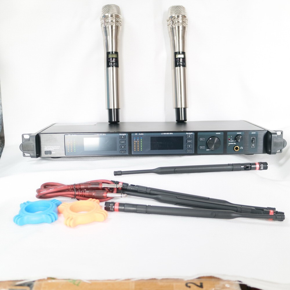 New Generation KSM8 Digital Wireless Microphone System 2 Channel K8 Hand Silver