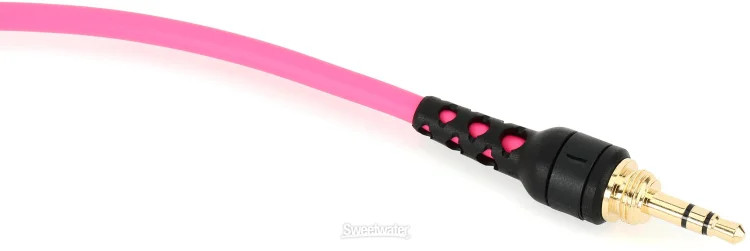 Rode Rode NTH-100 3.5mm to 3.5mm TRS Cable – 7.9-foot, Pink
