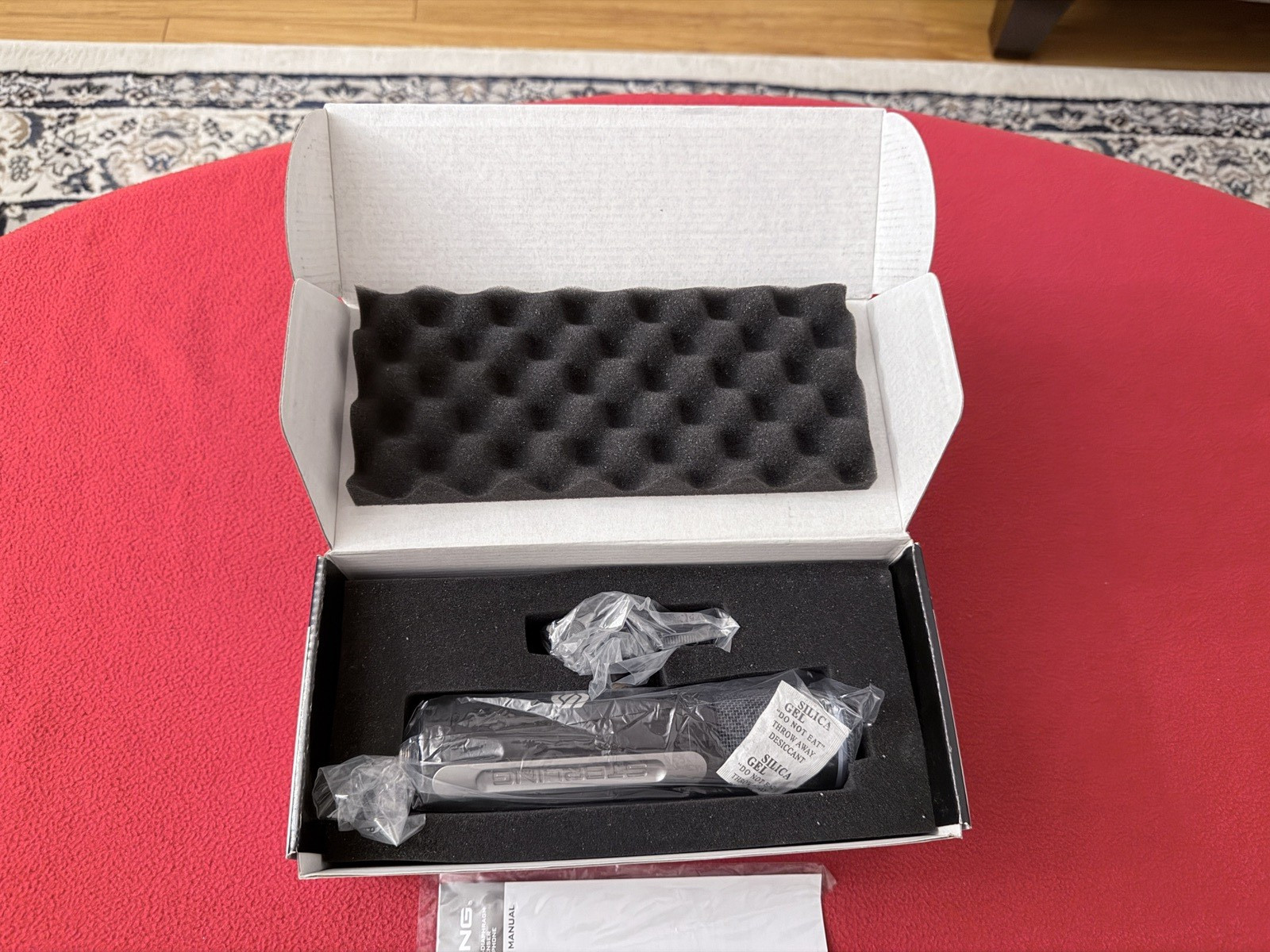 Sterling ST151 Large Diaphragm Condenser Microphone XLR w/ Stand Mount Case