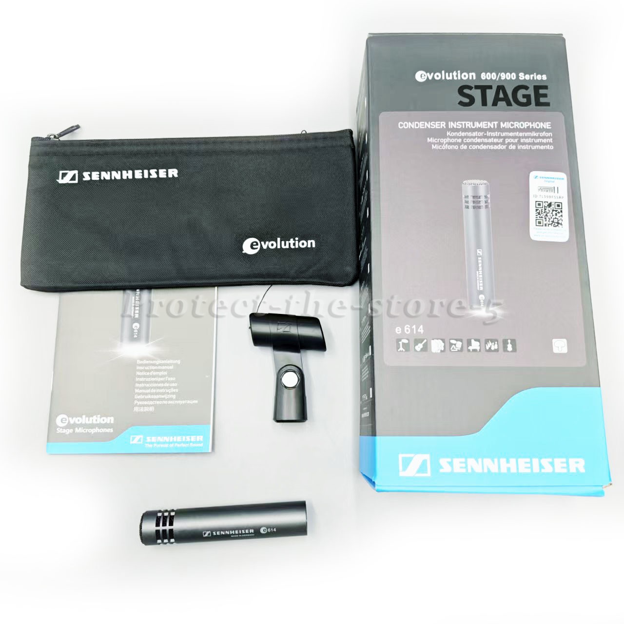 Sennheiser E614 Super-Cardioid Condenser Instrument Drum Microphone CA STOCK