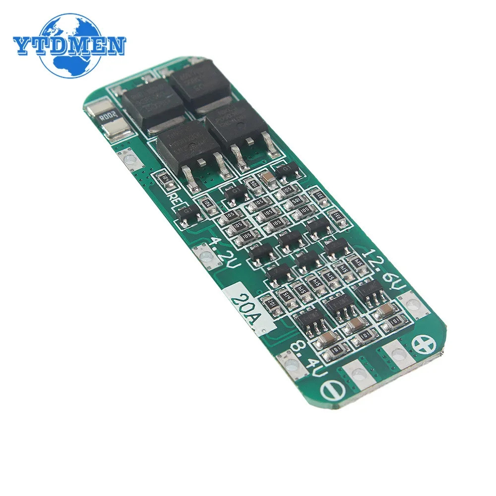 1PCS 3S 20A 18650 BMS 12.6V Li-ion Protection Board for Drill Batteries Lipos