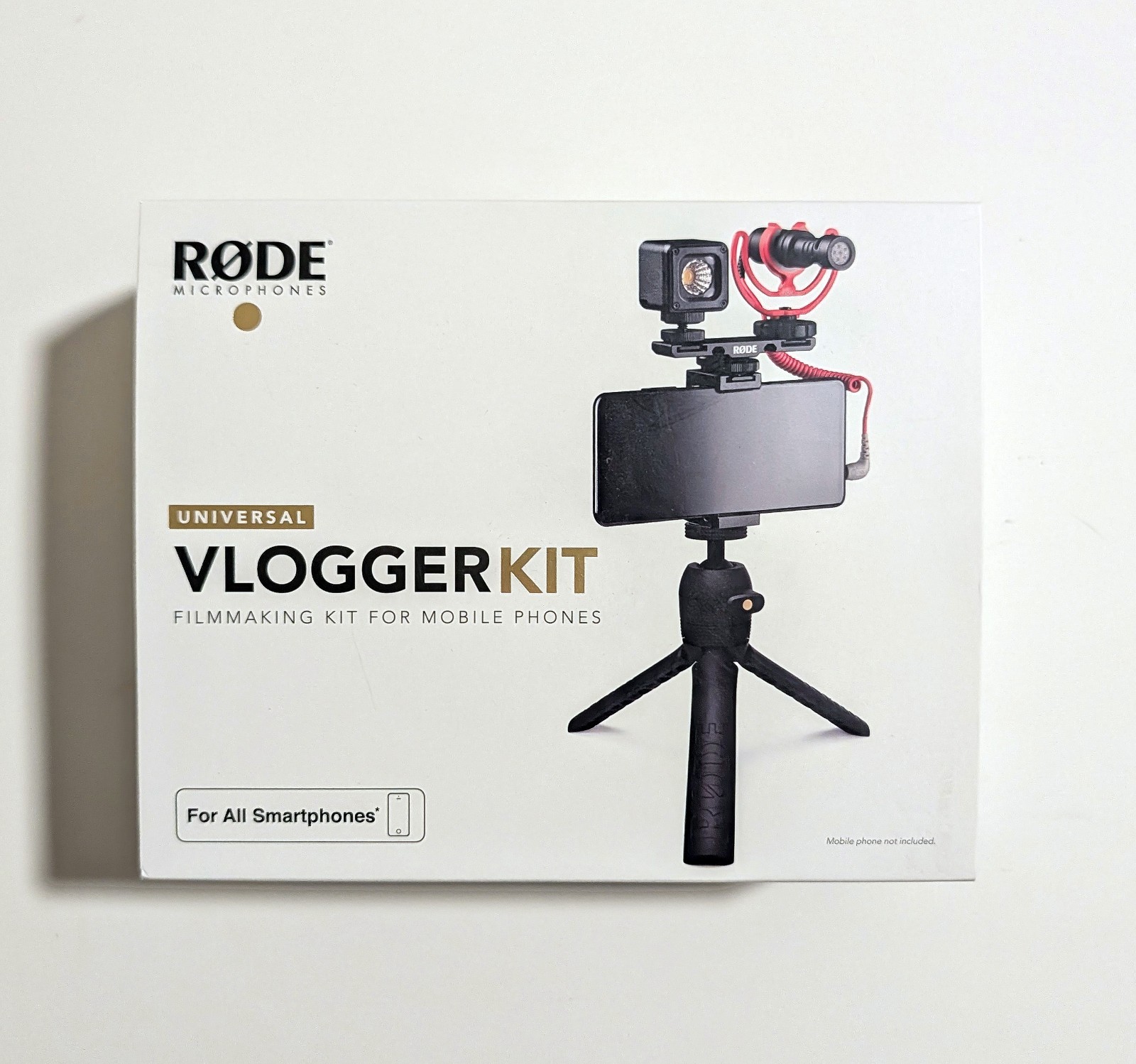RØDE Universal Vlogger Complete Cellphone Filmmaking Kit w/ Mic, Light, Tripod