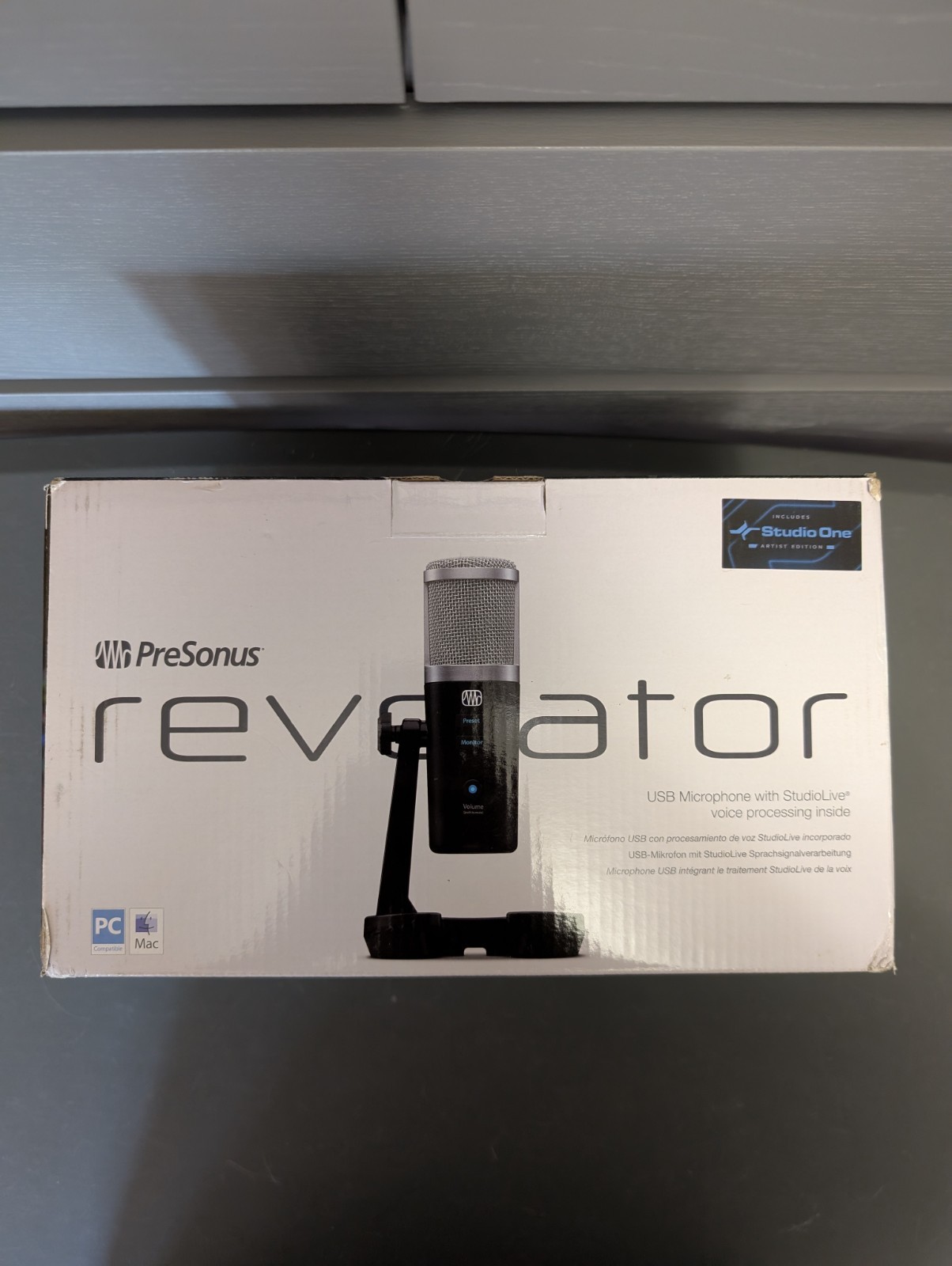 Presonus Revelator USB microphone for streaming + studio, built in DSP effects