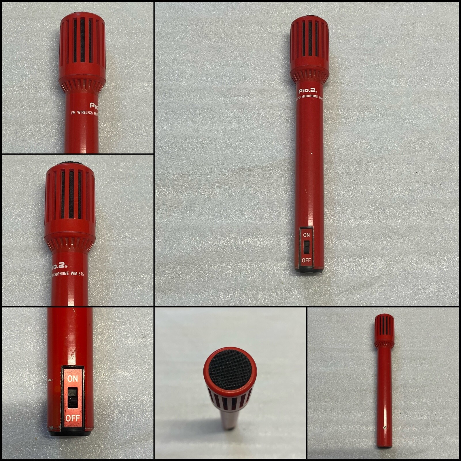 PRO.2 FM WIRELESS MICROPHONE MICROPHONE WM-575 RED