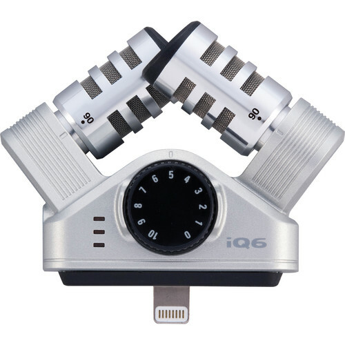 Zoom iQ6 Stereo X/Y Microphone for iOS-AUTHORIZED SELLER