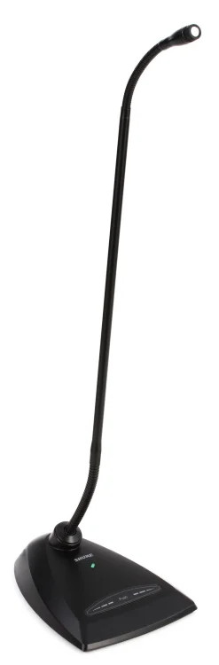 Shure MX418D/C 18 inch Cardioid Gooseneck Microphone with Desktop Base and
