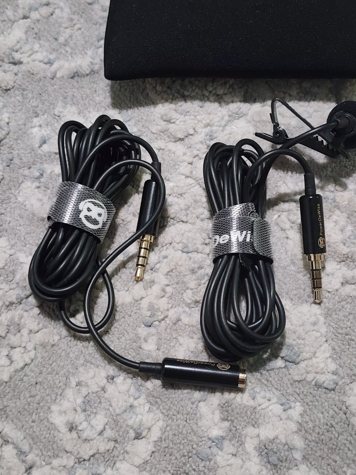 Power DeWise Lavalier Lapel Microphone W/ Clip – Smartphone Camera PC or Laptop