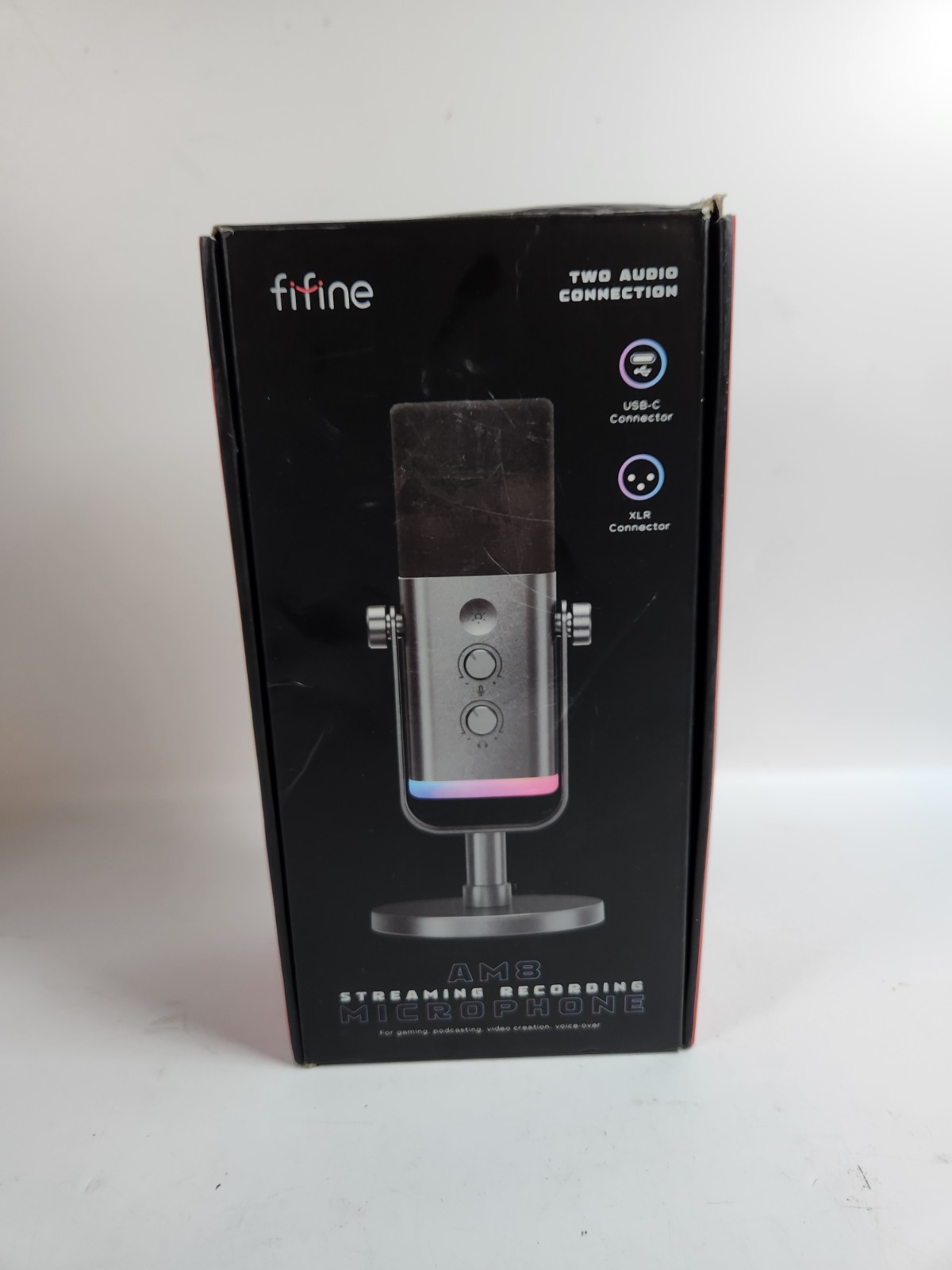 FIFINE AM8W XLR/USB Dynamic Gaming Microphone for Podcast Recording Streaming