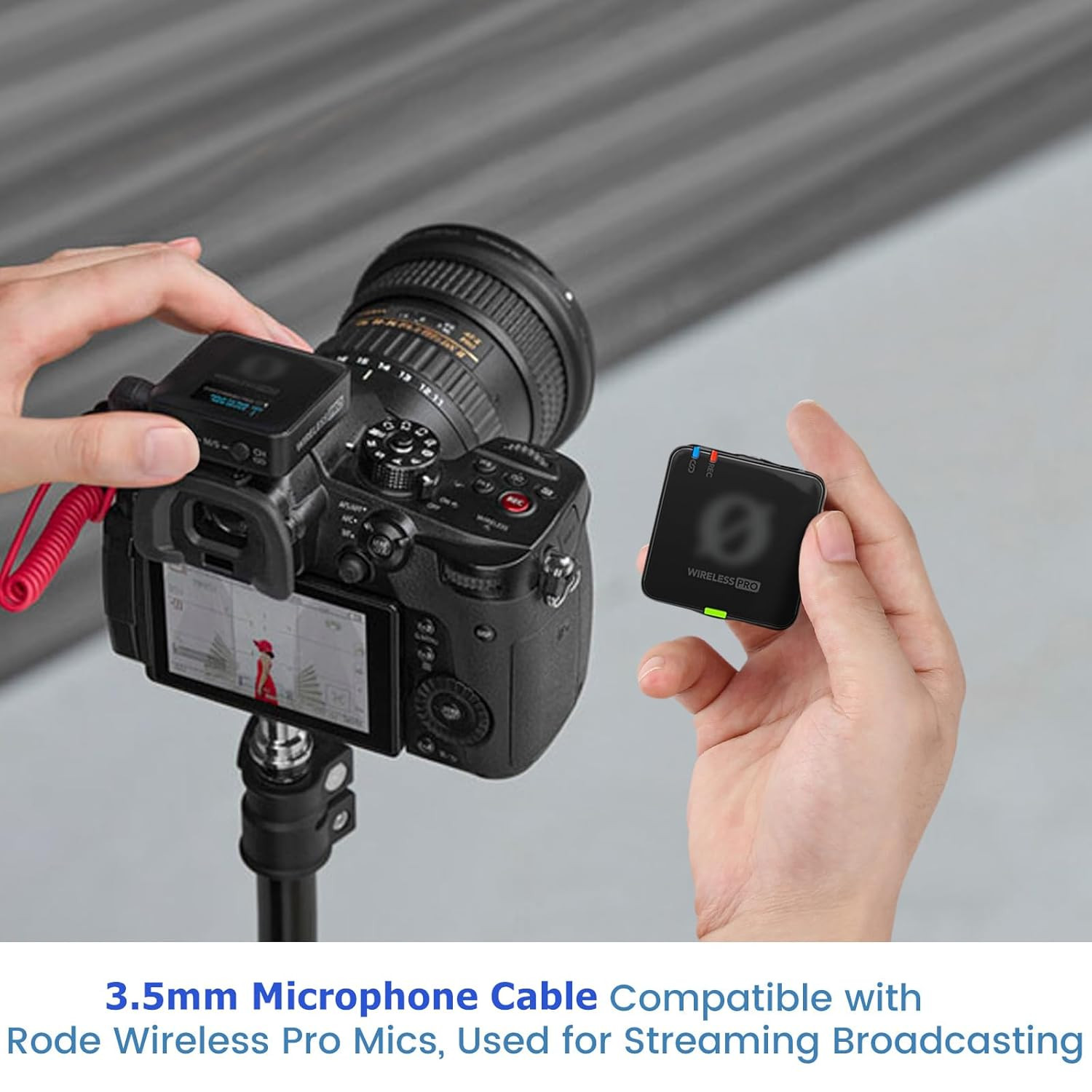 2-Pack 3.5Mm Microphone Cable Compatible with Rode Wireless Pro / Wireless Go 2