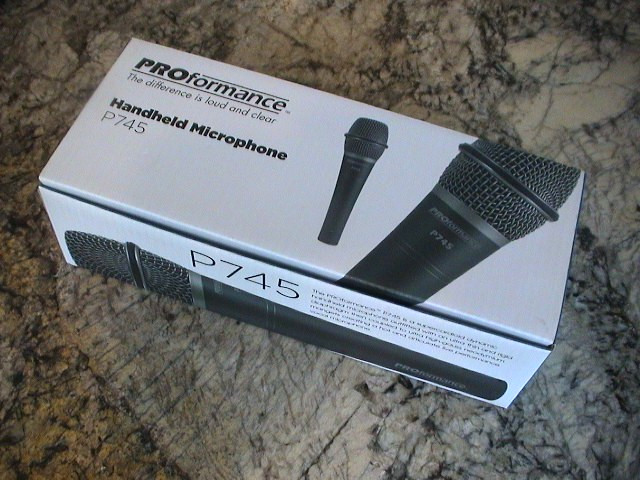 PROFORMANCE VOCAL MICROPHONE P745 – SUPERCARDIOID DYNAMIC LOW IMPEDANCE