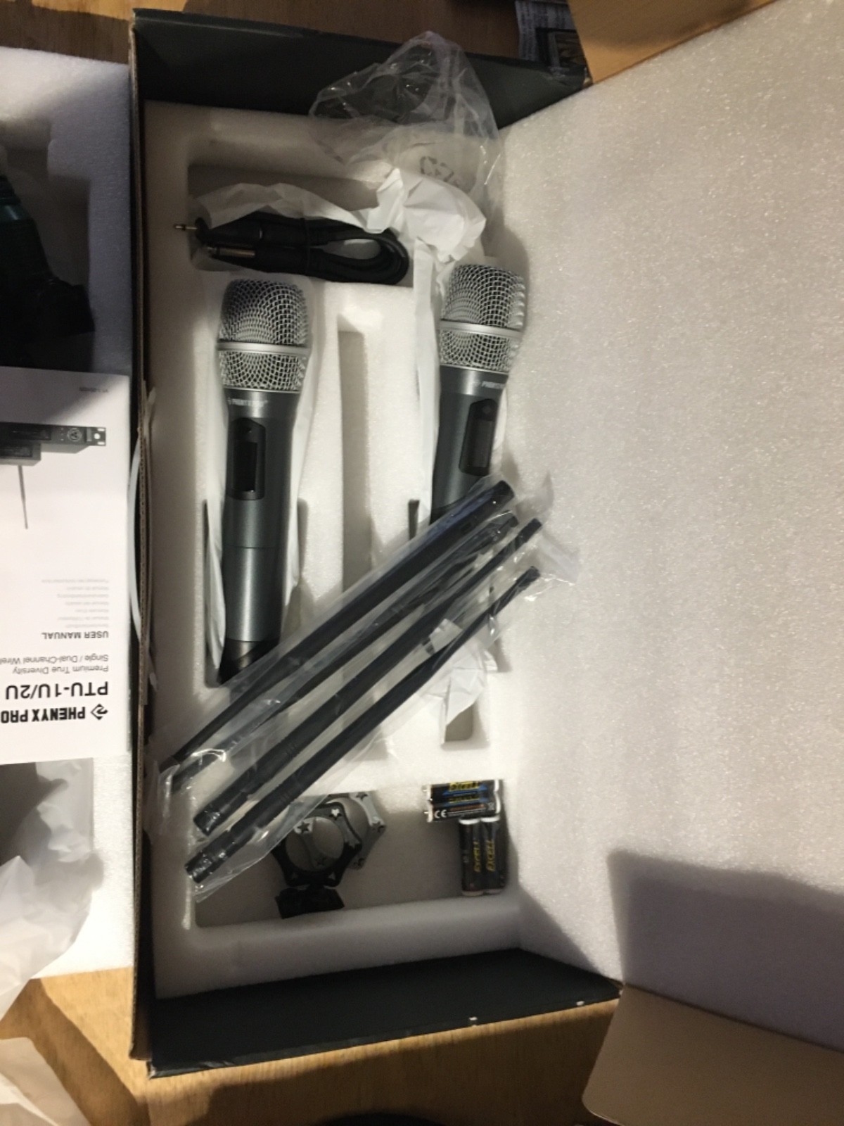 Phenyx Pro PTU-2U Wireless Stage Microphone System