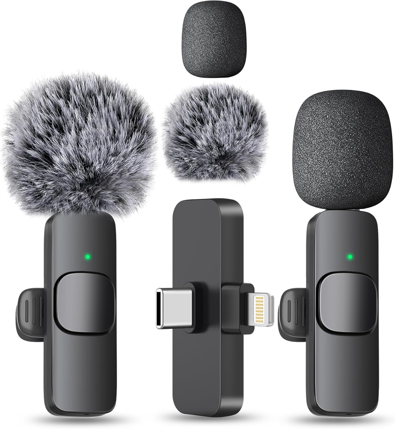 Compact Wireless Lavalier Mic for Content Creators – Noise Reduction & Clarity