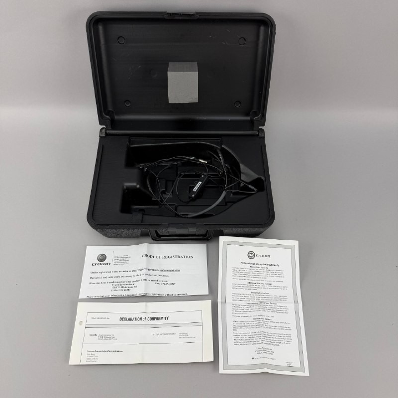 Crown CM-311A/E Headworn Vocal Microphone W/ Case