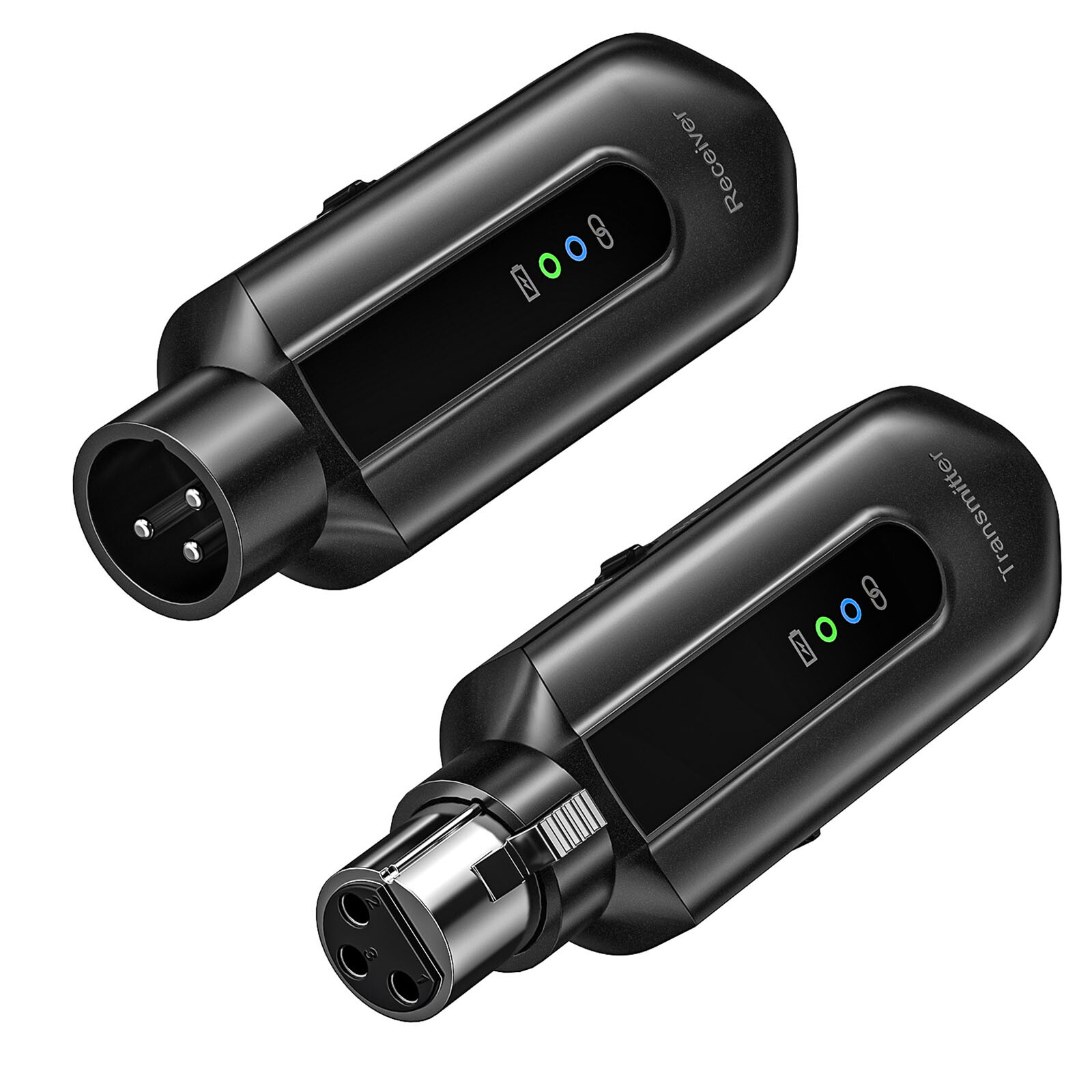 POGOLAB 2.4Ghz XLR Microphone Wireless System Wireless Mic Transmitter Receiver