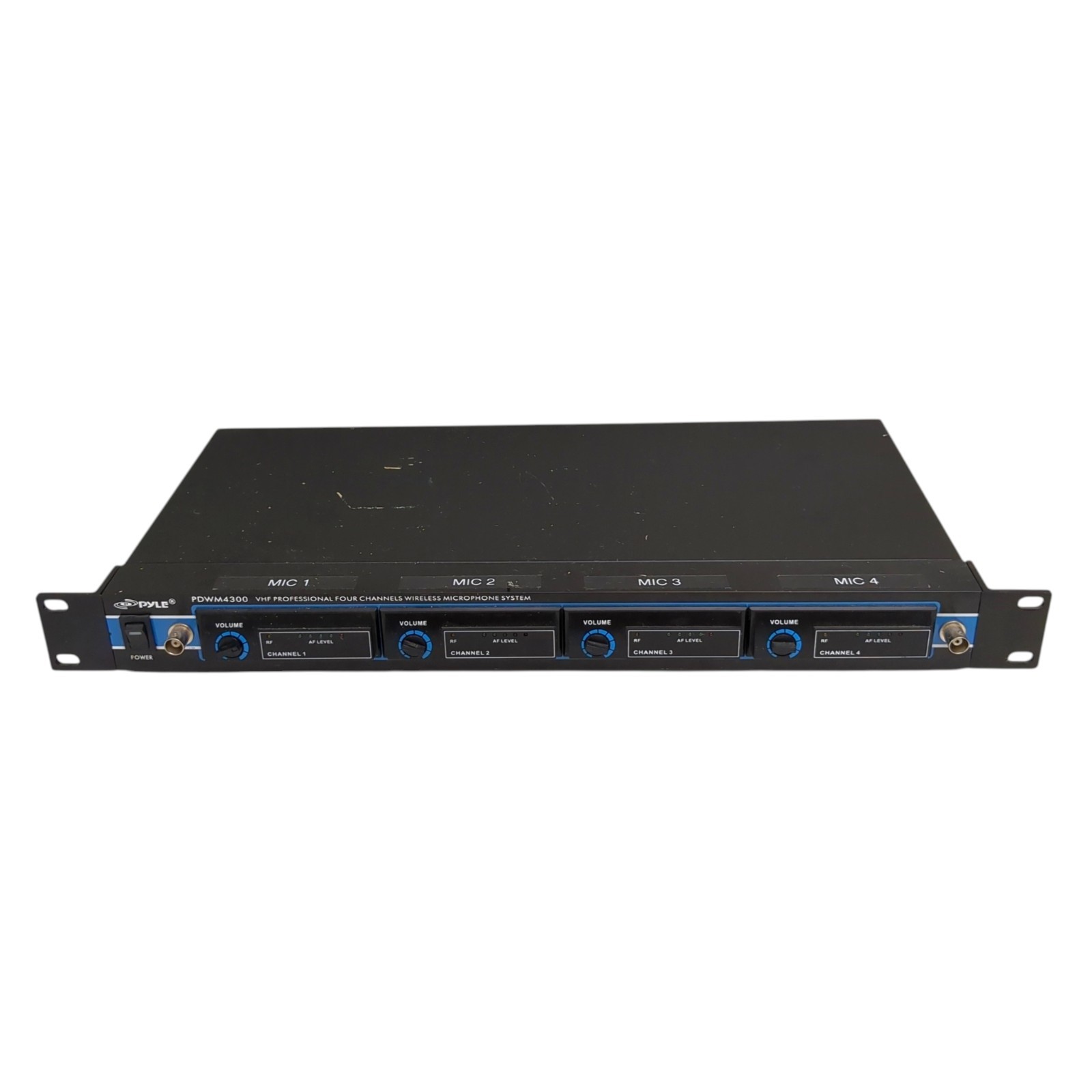 Pyle Pro PDWM4300 VHF Wireless Microphone System Rack Mount – MAIN UNIT ONLY