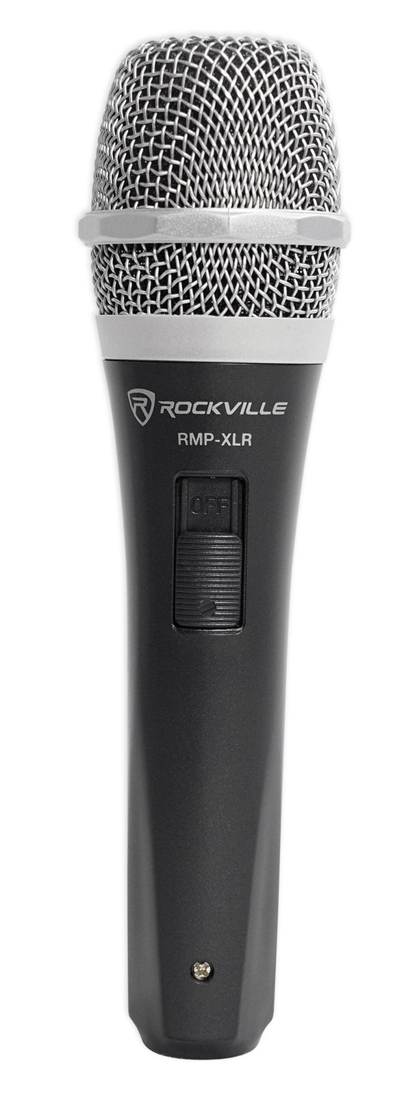 2 Rockville RMP-XLR Dynamic Cardioid Pro Microphones + 10′ XLR Cables+2 Clips