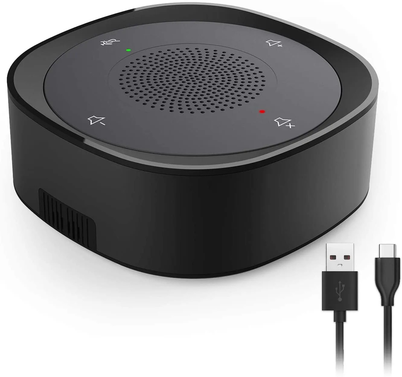 USB Conference Speaker Microphone Wired Touch Key Omni Mic Directional High Volu