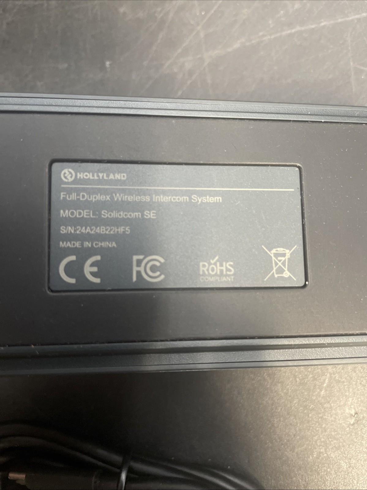 Hollyland Solidcom SE 2S 11,000 Ft. Full-Duplex Wireless Intercom Headset System