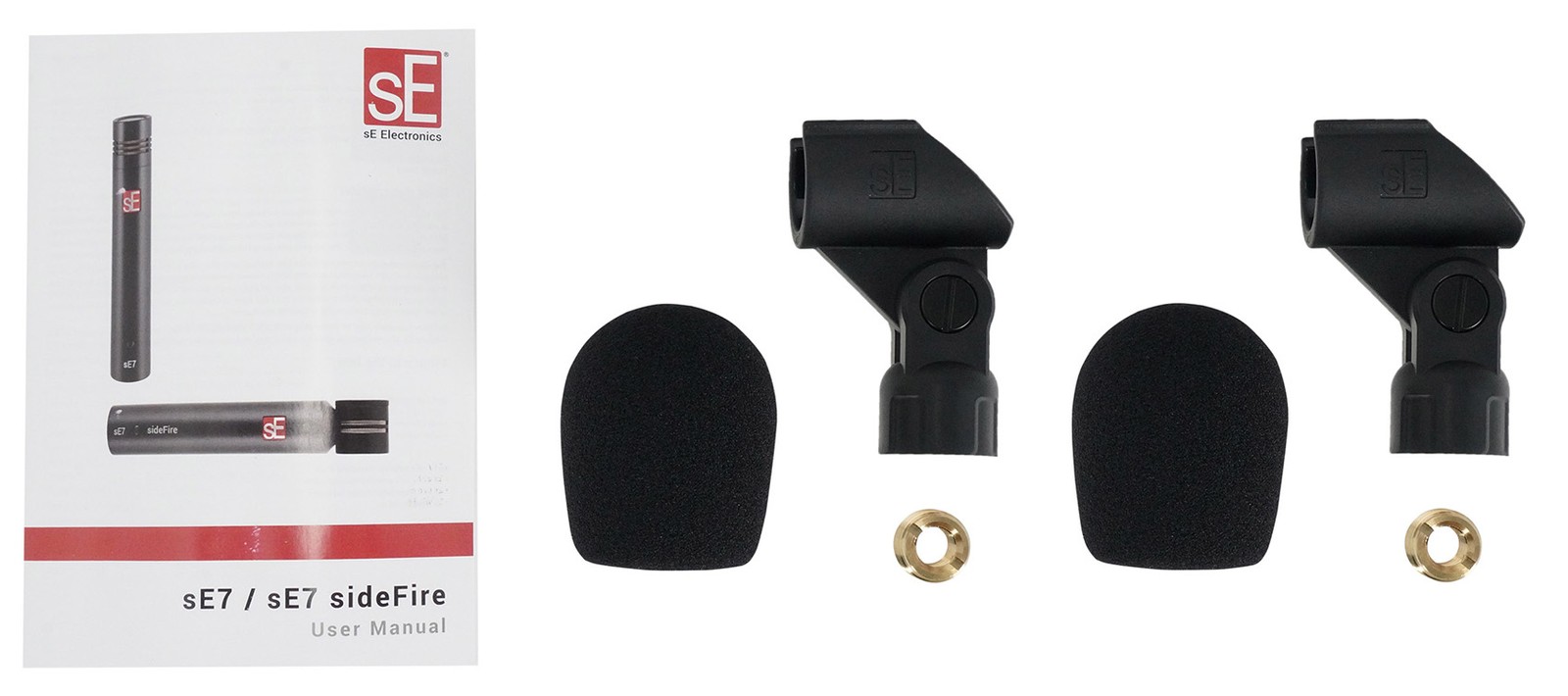 Pair Se Electronics sE7 Small-Diaphragm Condenser Microphones Recording Mics