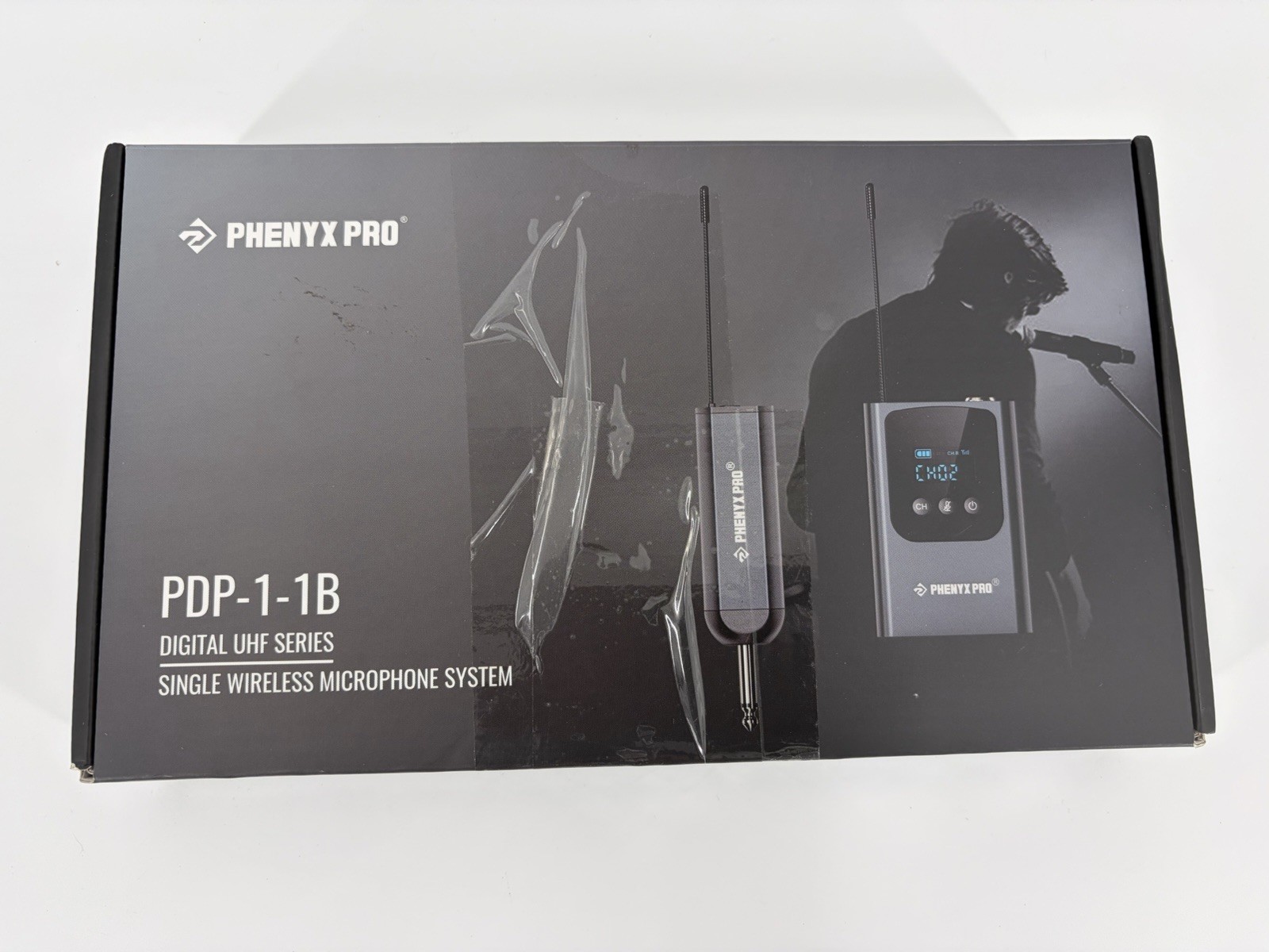 Phenyx Pro PDP-1-1B Digital UHF Wireless Microphone System Single