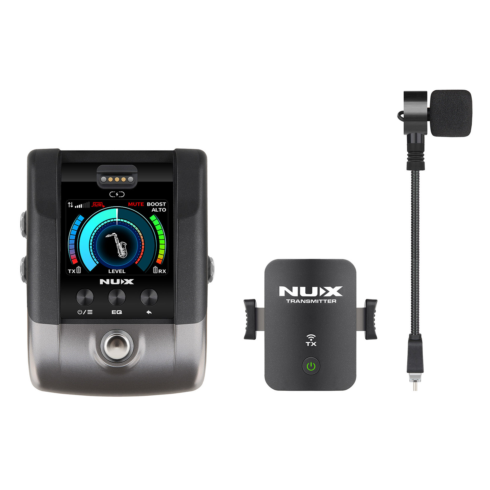 NUX B6 Pro Wireless System for Brass/Wind Instruments – Open Box