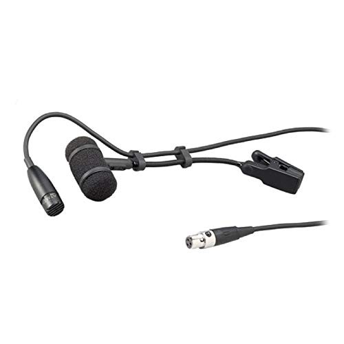 Audio Technica ATM35 Condenser Microphone Cardioid XLR 150dB Wind Screen Black