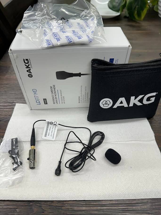AKG LC617MD Reference Cardioid Lavalier Microphone #7983 (ONE)