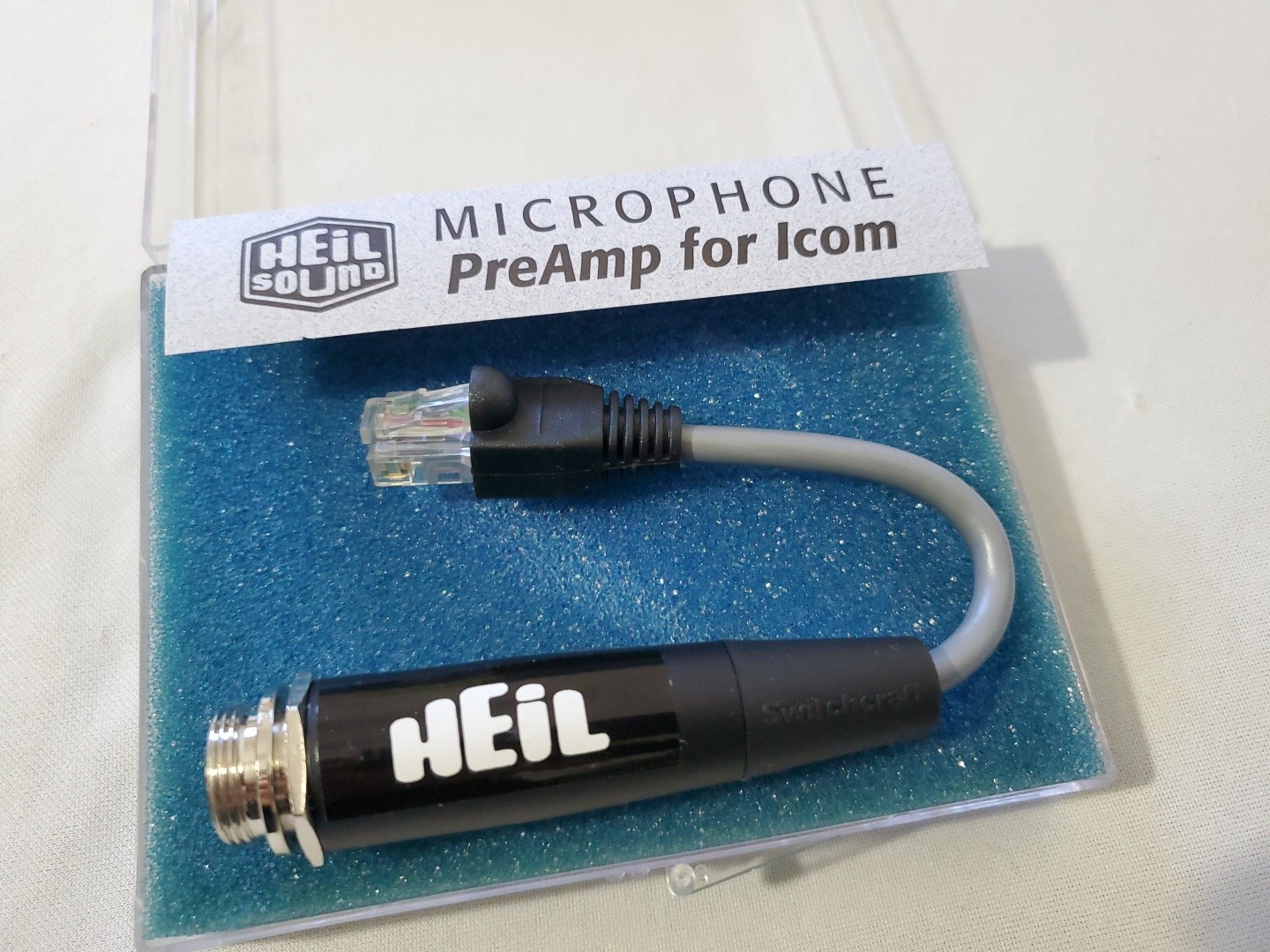 Heil Sound HMP-M Microphone PreAmp for ICOM Modular Connector Cable – HAM RADIO