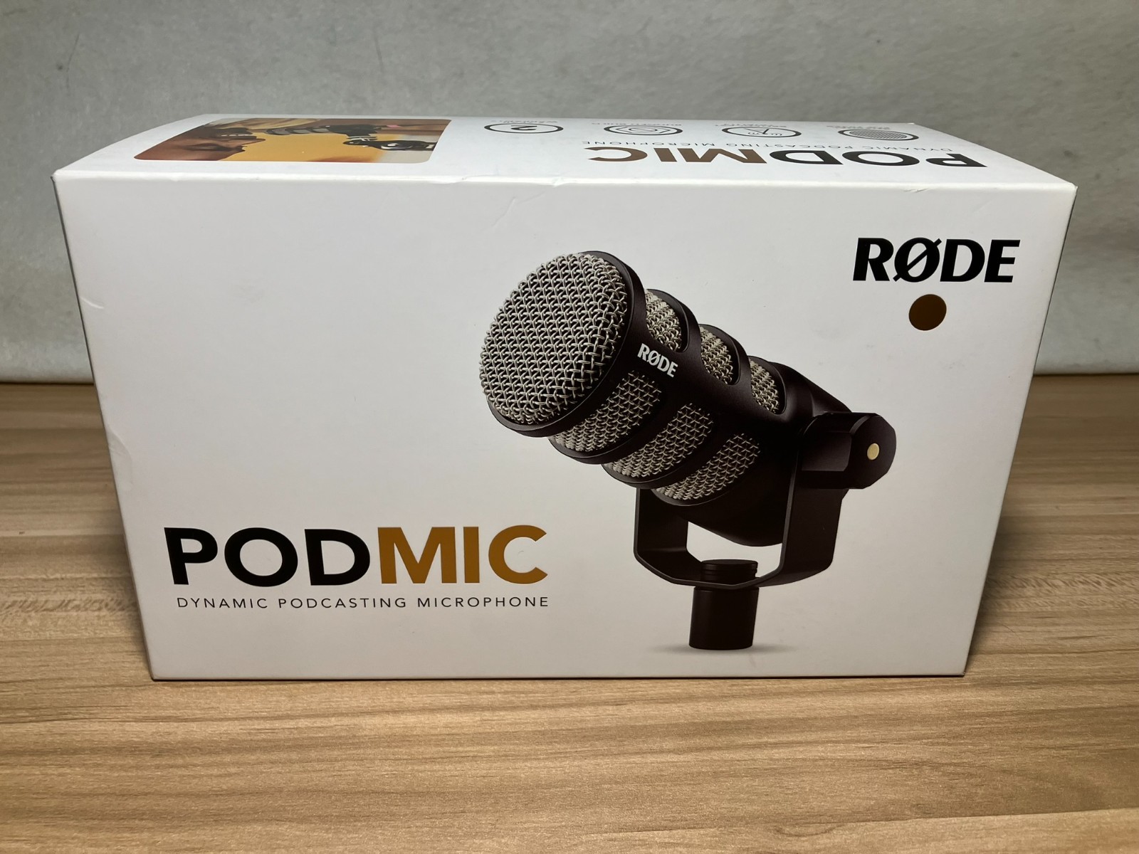 RØDE RODE PodMic Dynamic Podcasting Microphone XLR Black New Factory Sealed