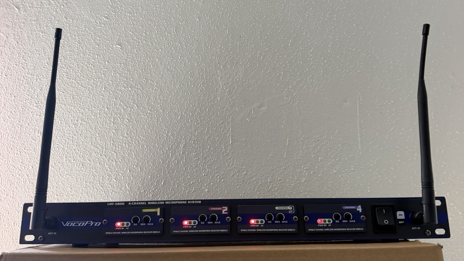 Vocopro UHF-5800 Wireless Microphone System (Receiver Only)(Tested And Working)