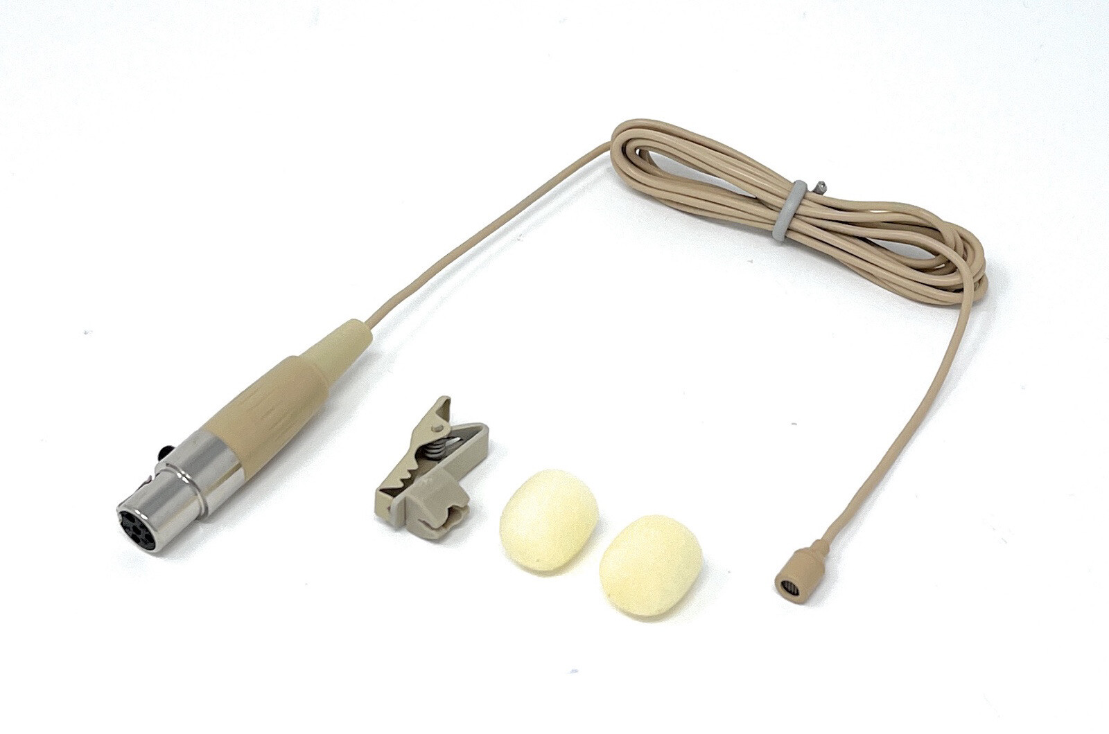 Lavalier Lapel Microphone Mic w/ 4 pin mini XLR TA4F for Shure wireless