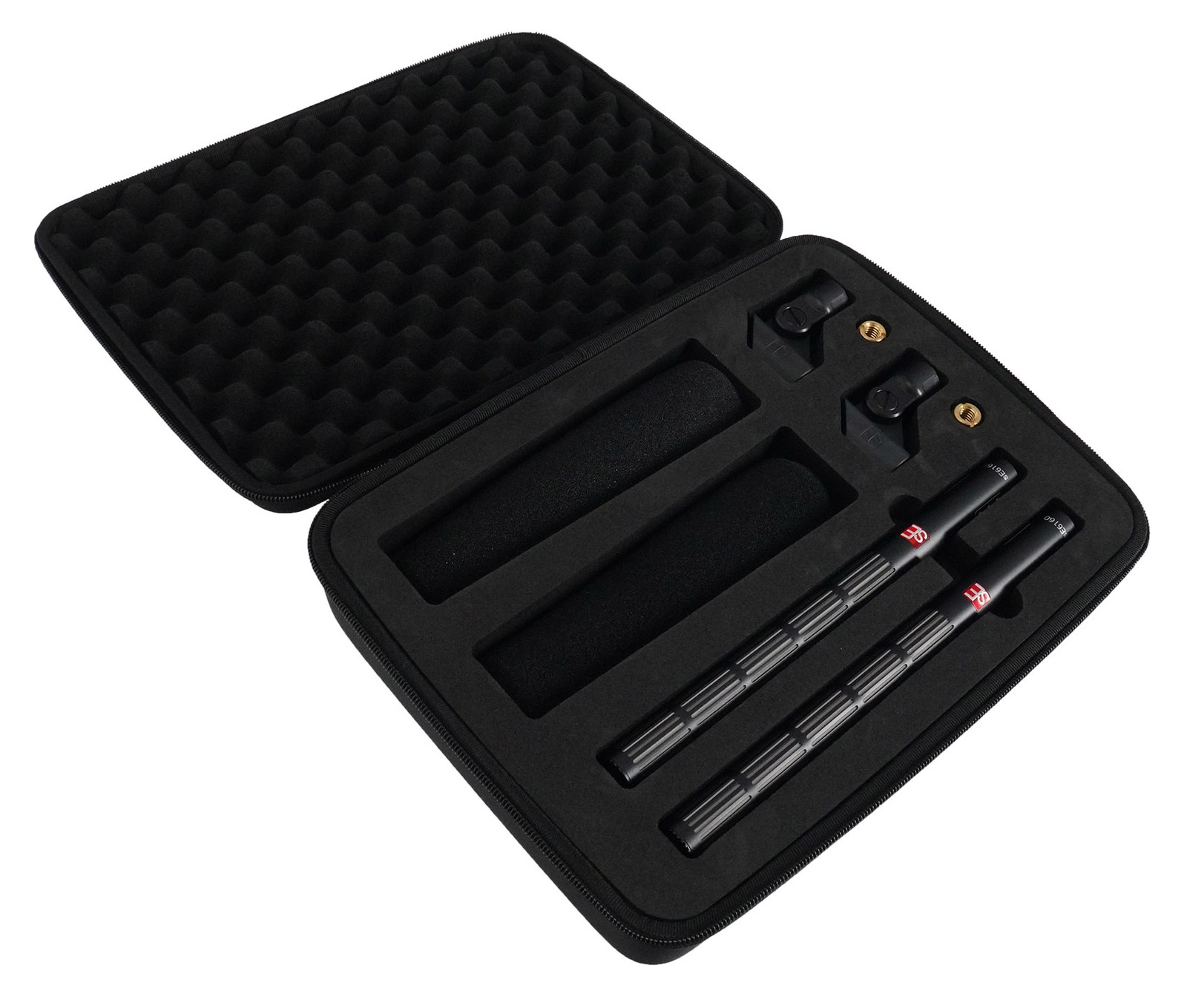 Pair Se Electronics sE6160 Shotgun Microphones Recording Mics+Clips+Windscreens