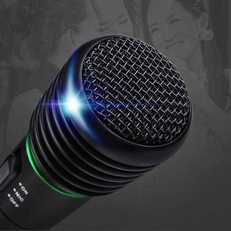 2in1 Wireless/Wired VHF Professional Microphone Handheld System Karaoke Receiver