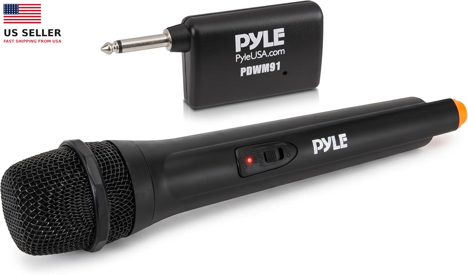 Portable VHF Wireless Microphone System – Professional Battery Operated Handhel