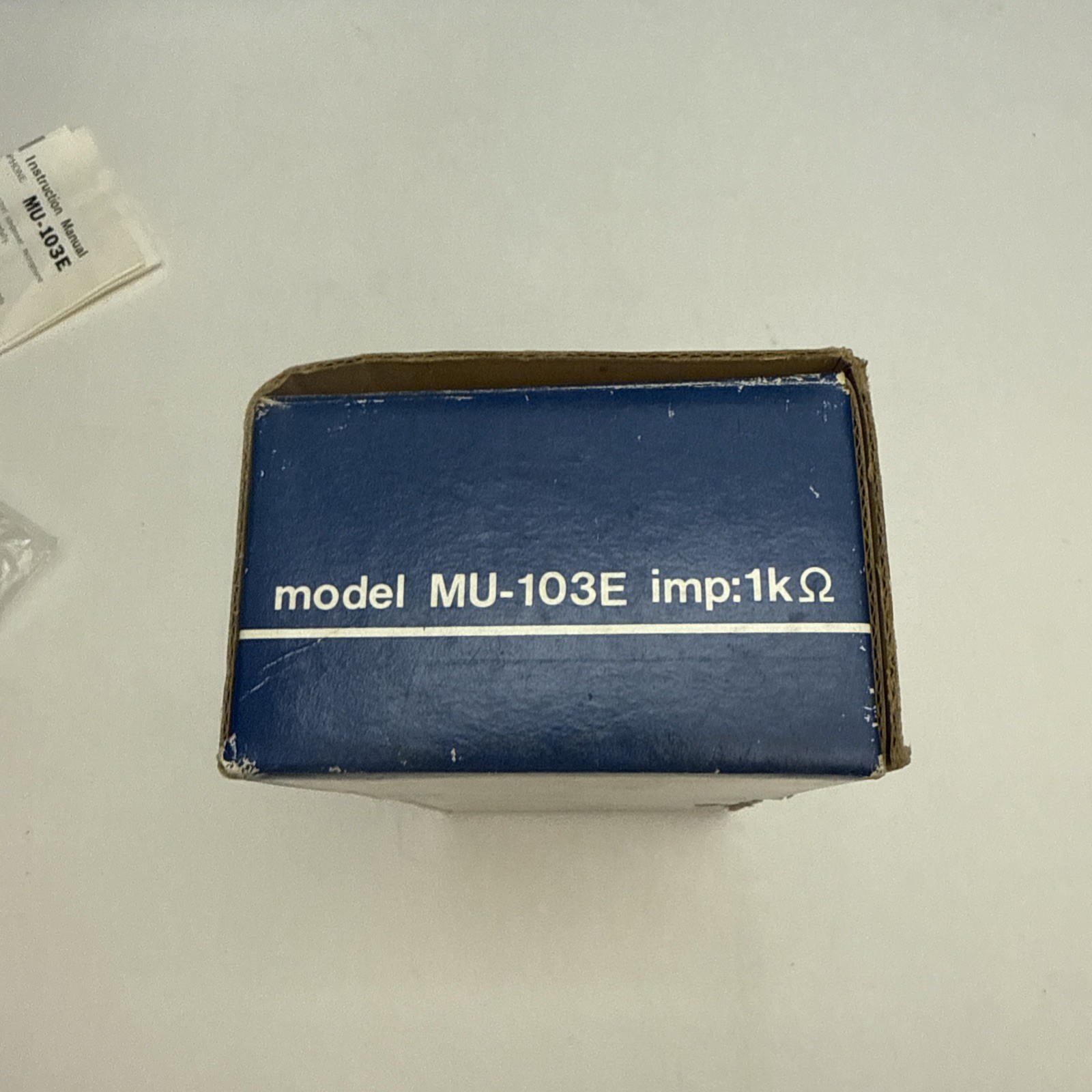JVC Electret Condenser Stereo Microphone Model MU-203E – IMP 1k – Excellent