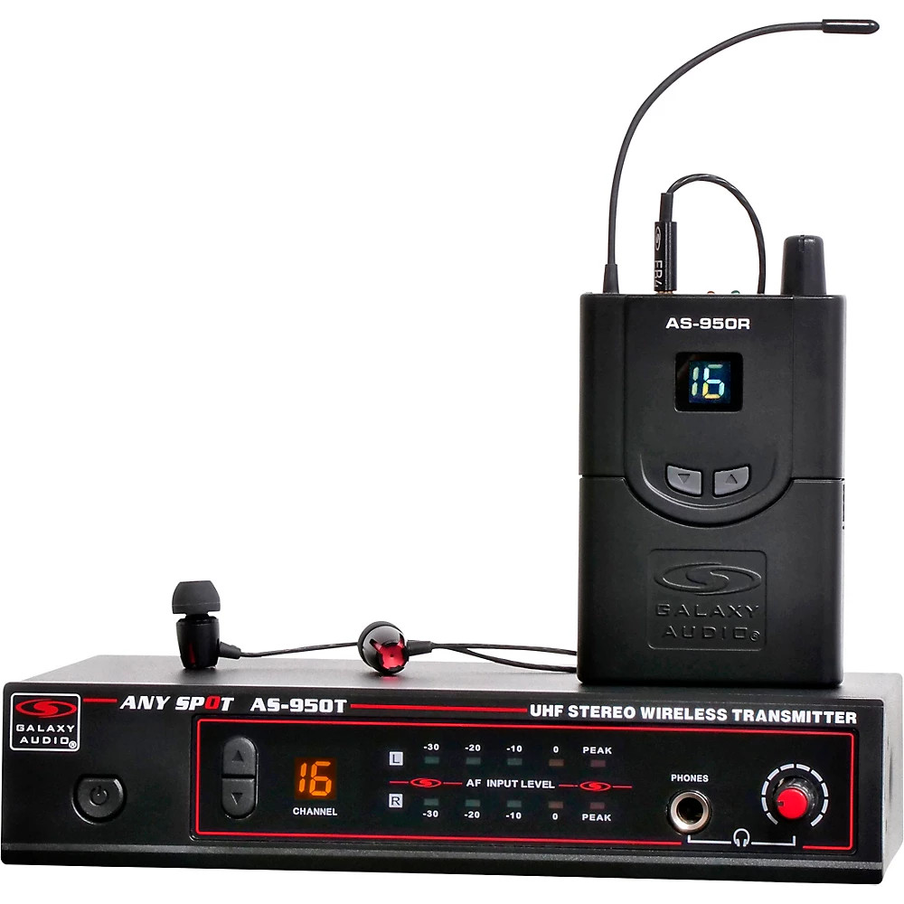 Galaxy Audio AS950 Wireless InEar Monitor System Band N