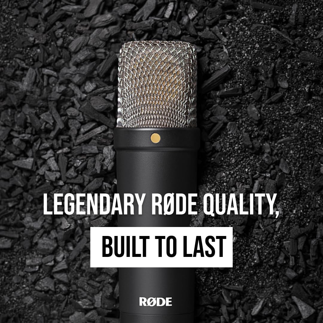 RØDE NT1 Signature Series Large-Diaphragm Condenser 50.608 cm³, Black