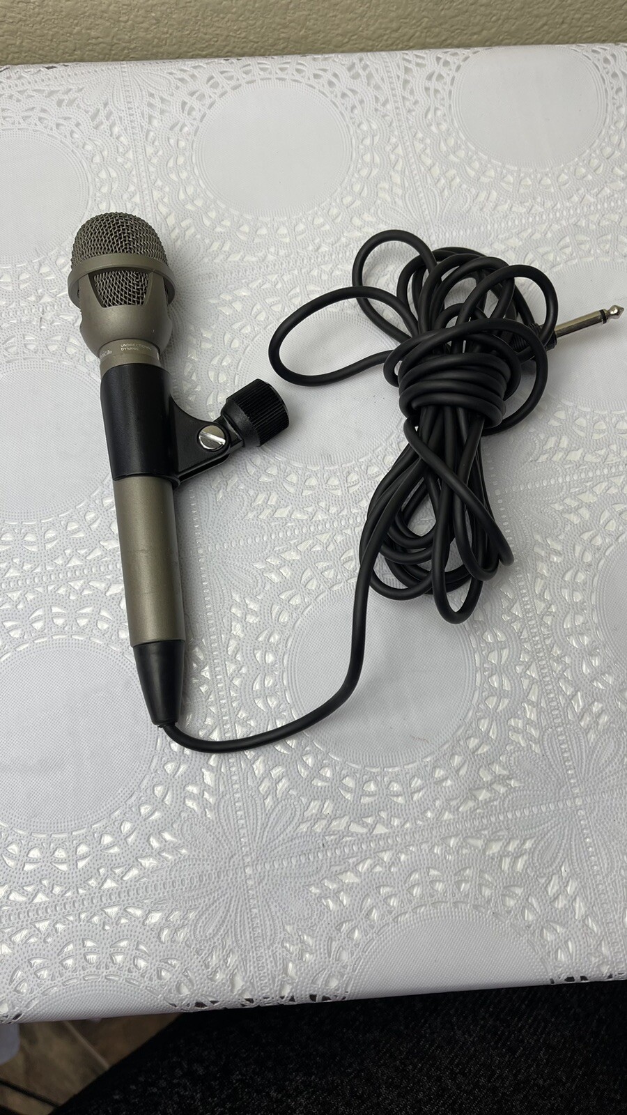 Audio Technica AT816 Unidirectional Dynamic Silver Gray Microphone