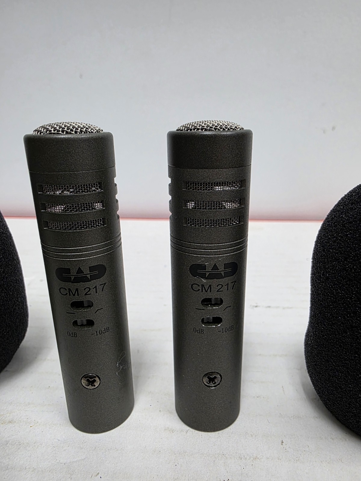 CAD CM217 Small Diaphragm Cardioid Condenser Microphone Stereo Pair – Nice