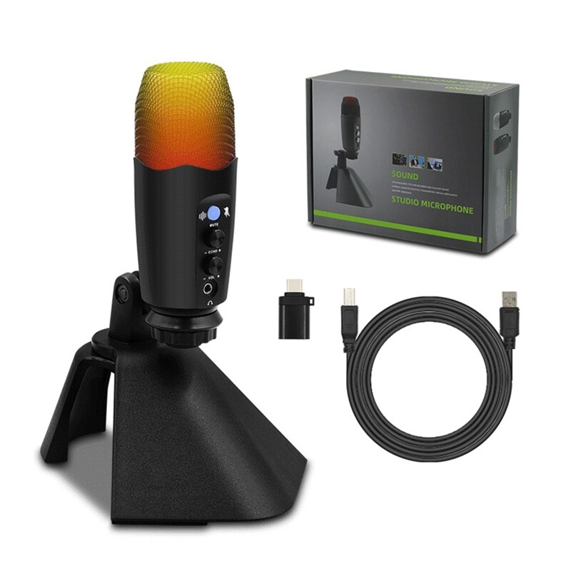 Outdoor Laptop Microphone Video Plug and for Play Desktop Omnidirection